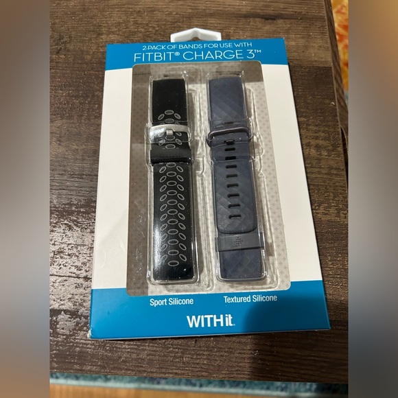 Pack of 2 Watchbands for ForBit Charge 3, New in Box - Picture 3 of 5